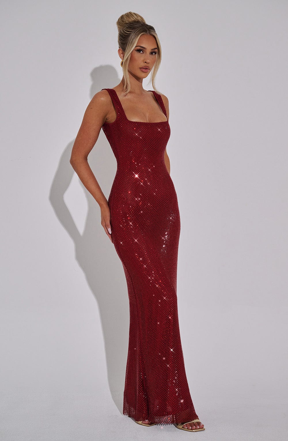 Madeleine Maxi Dress - Wine