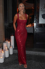 Madeleine Maxi Dress - Wine