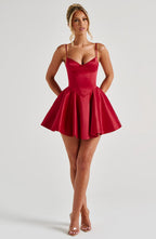 Emma Mini Dress - Red