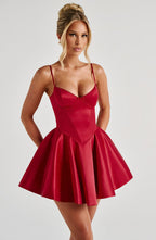 Emma Mini Dress - Red