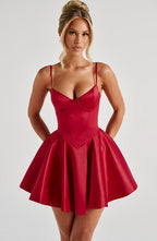 Emma Mini Dress - Red
