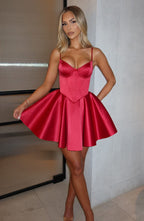 Emma Mini Dress - Red