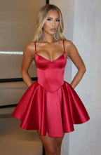 Emma Mini Dress - Red