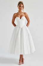 Adele Midi Dress - Ivory