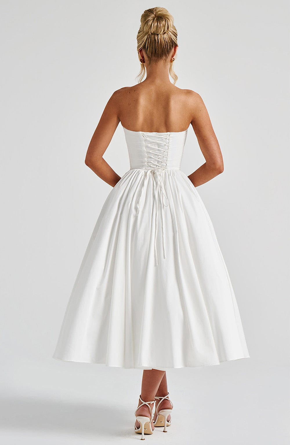 Adele Midi Dress - Ivory