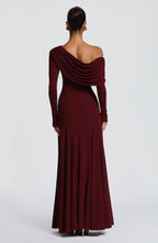 Emma Maxi Dress - Cherry Lacquer
