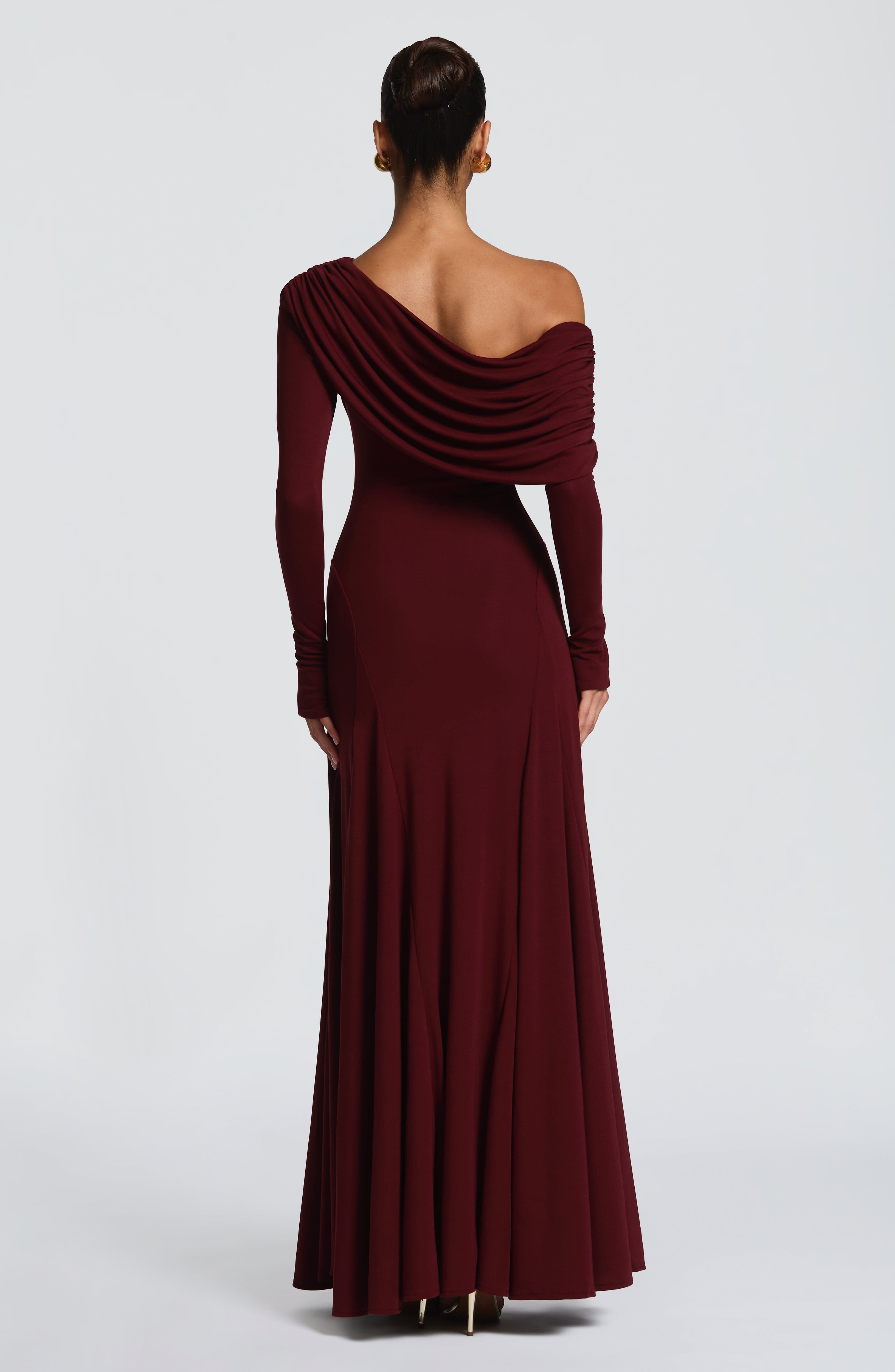 Emma Maxi Dress - Cherry Lacquer