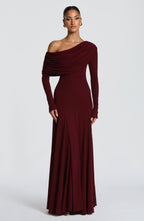Emma Maxi Dress - Cherry Lacquer