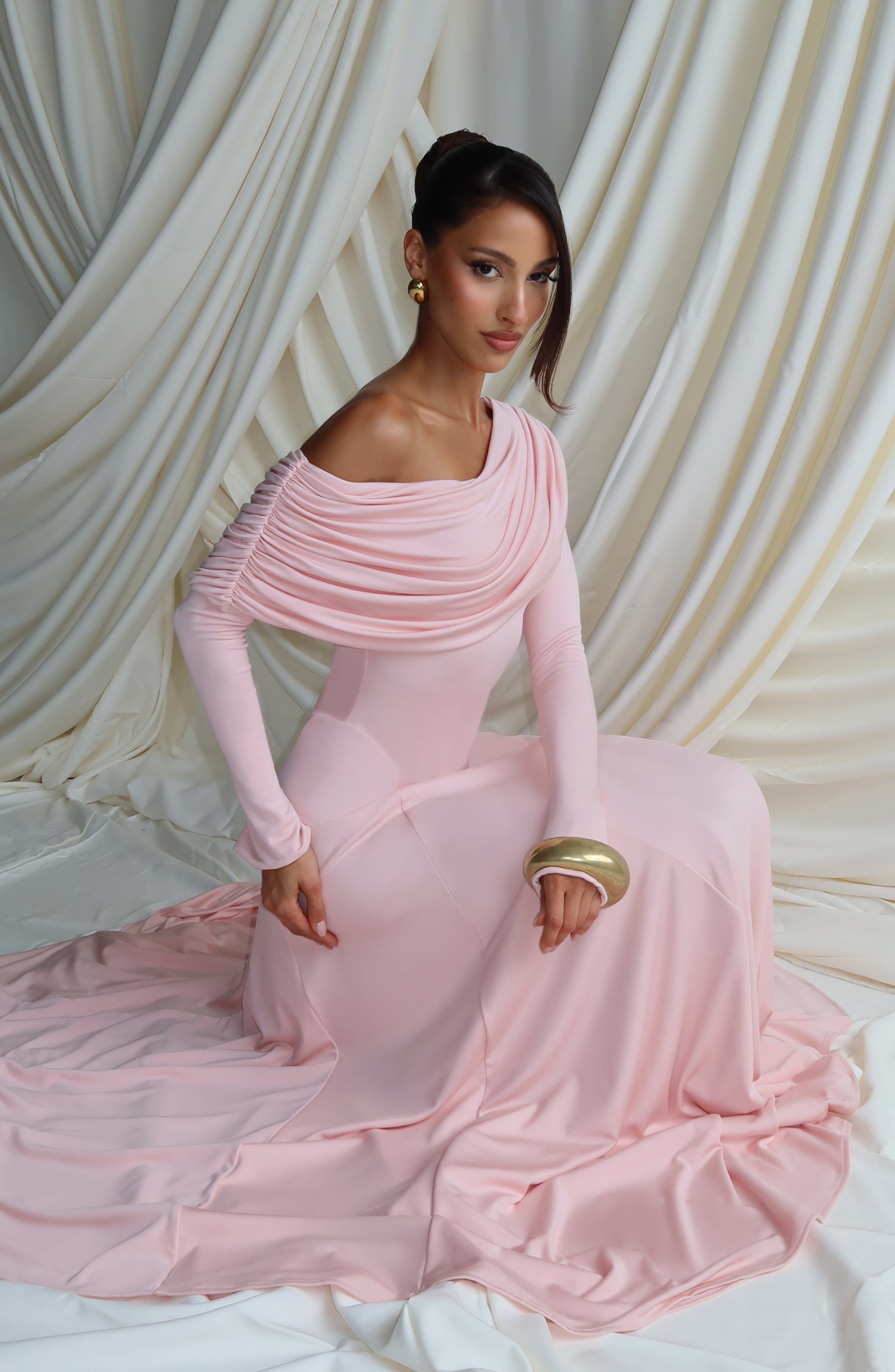 Emma Maxi Dress - Soft Blush