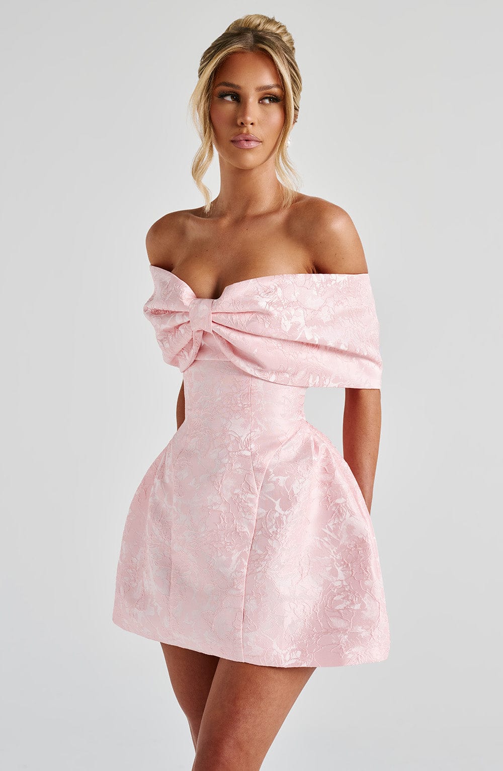 Adele Mini Dress - Blush