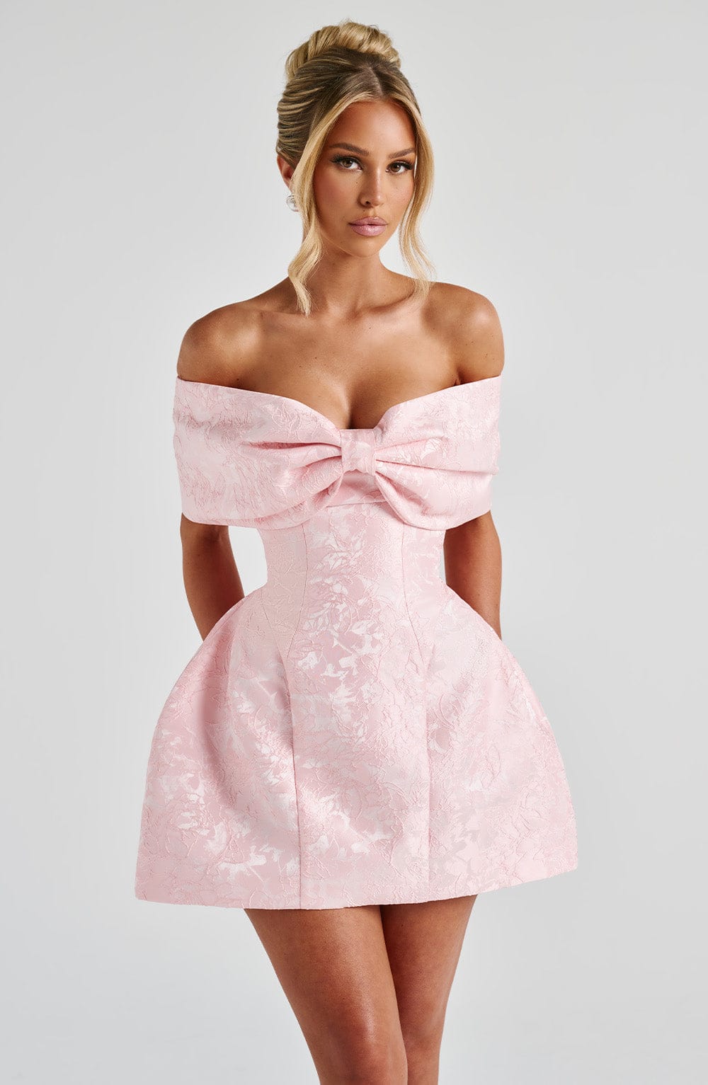 Adele Mini Dress - Blush