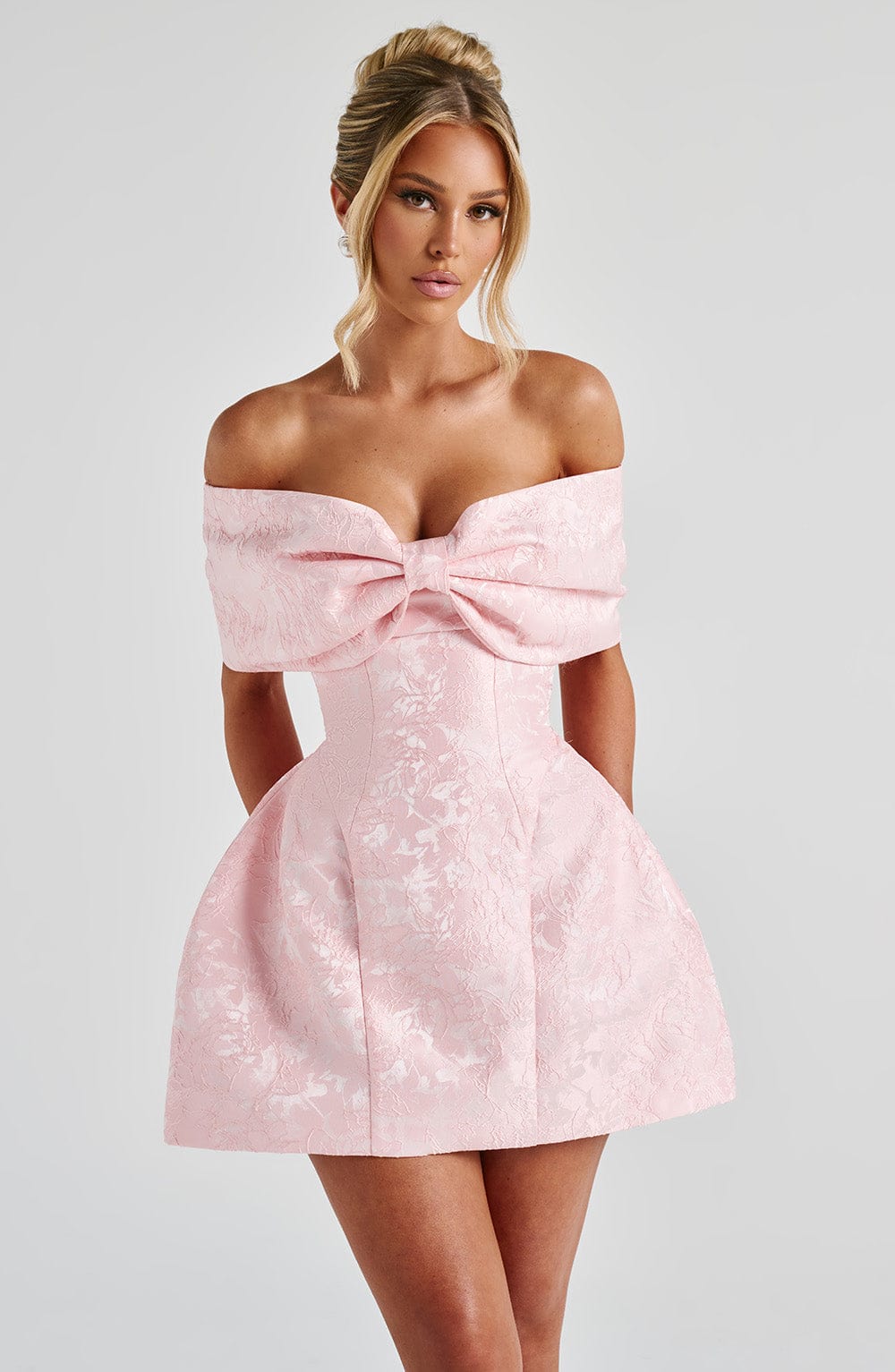 Adele Mini Dress - Blush