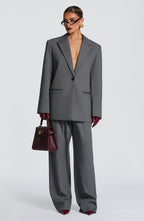 Charlotte Blazer - Grey Marl