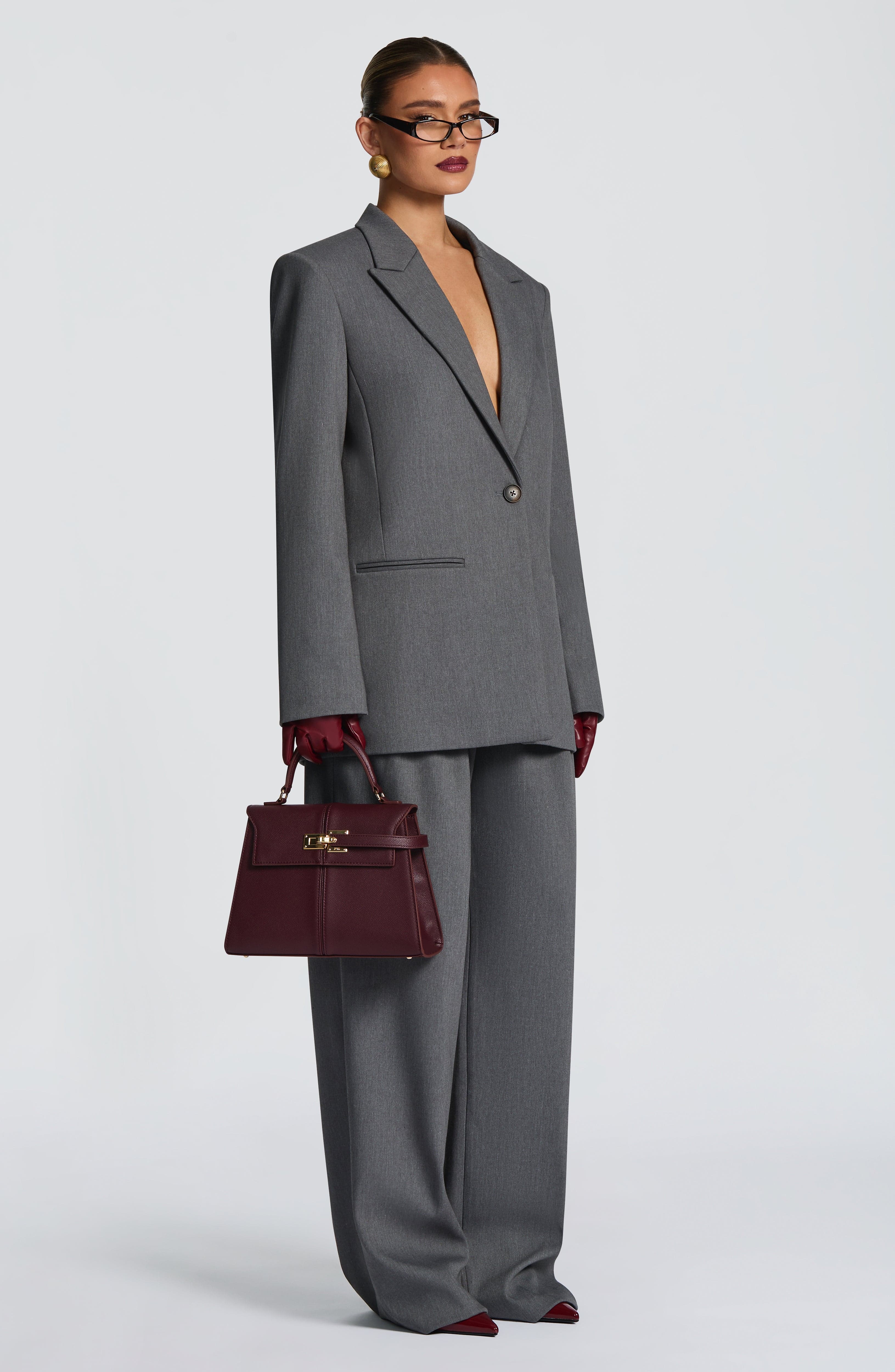 Charlotte Blazer - Grey Marl