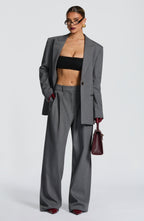 Charlotte Blazer - Grey Marl