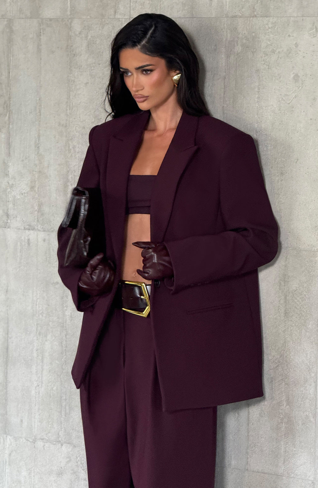Rosie Blazer - Plum