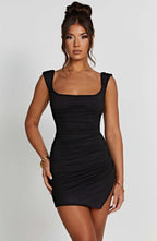 Daisy Mini Dress - Black
