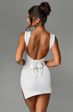 Daisy Mini Dress - Ivory