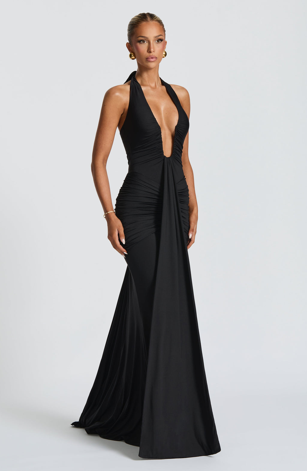 Rose Maxi Dress - Black