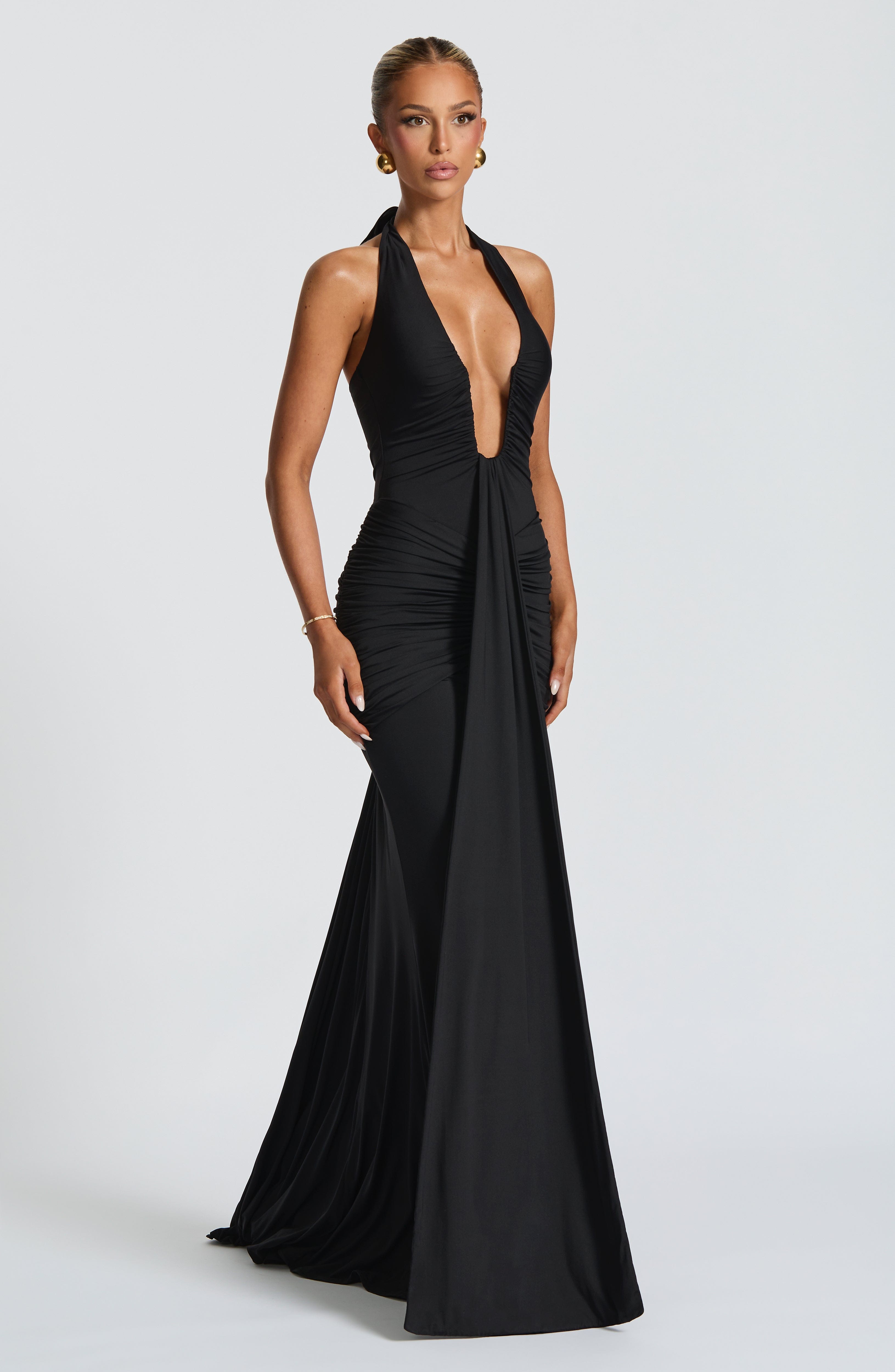 Rose Maxi Dress - Black