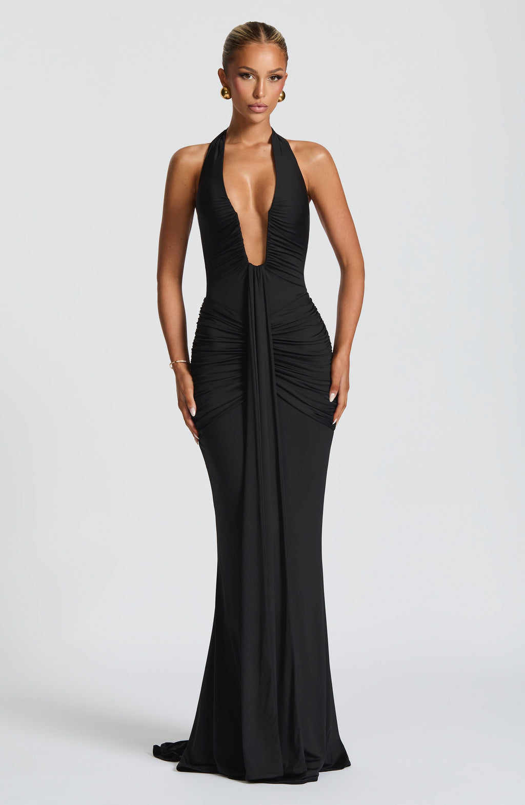 Rose Maxi Dress - Black
