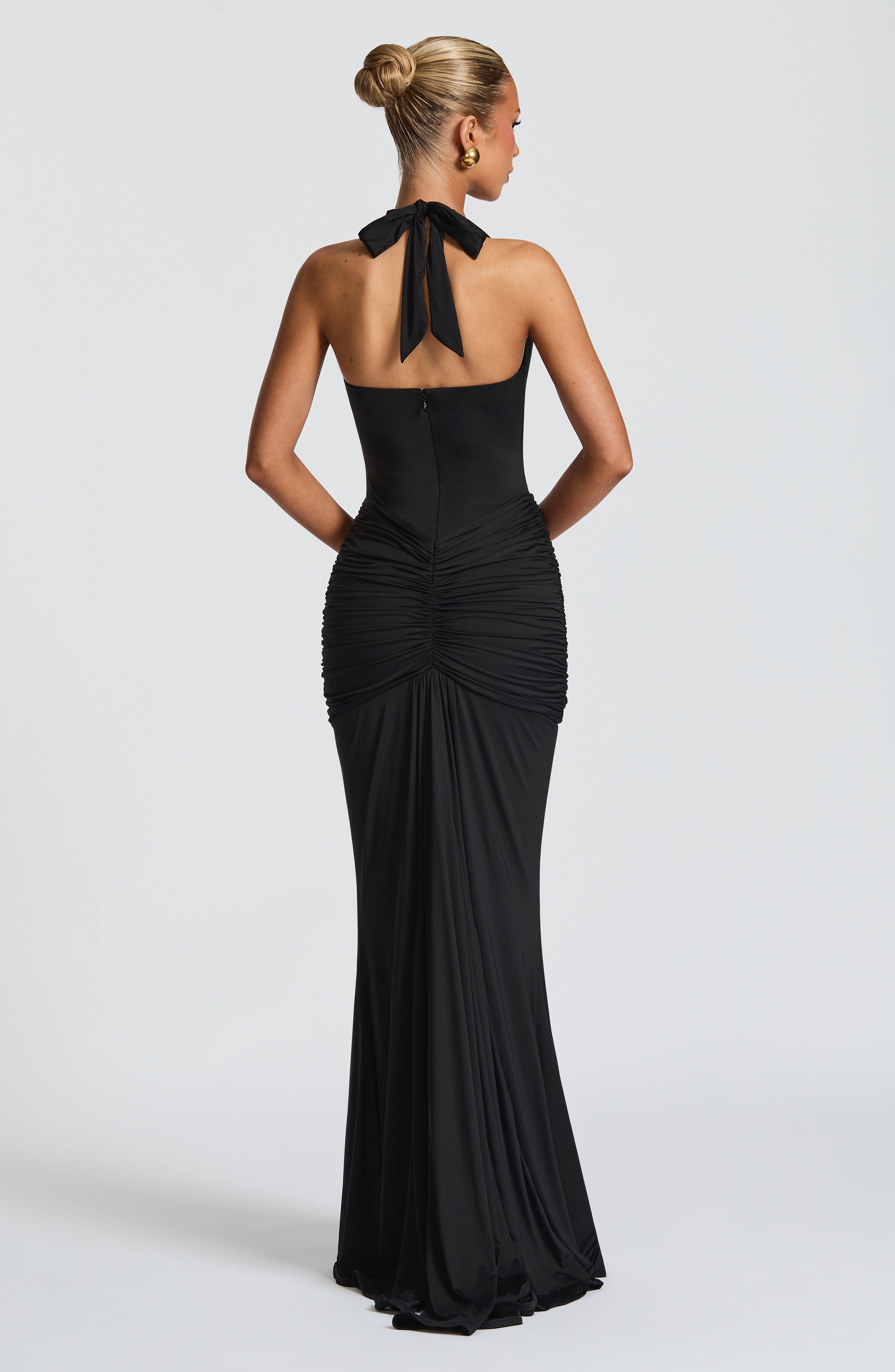Rose Maxi Dress - Black