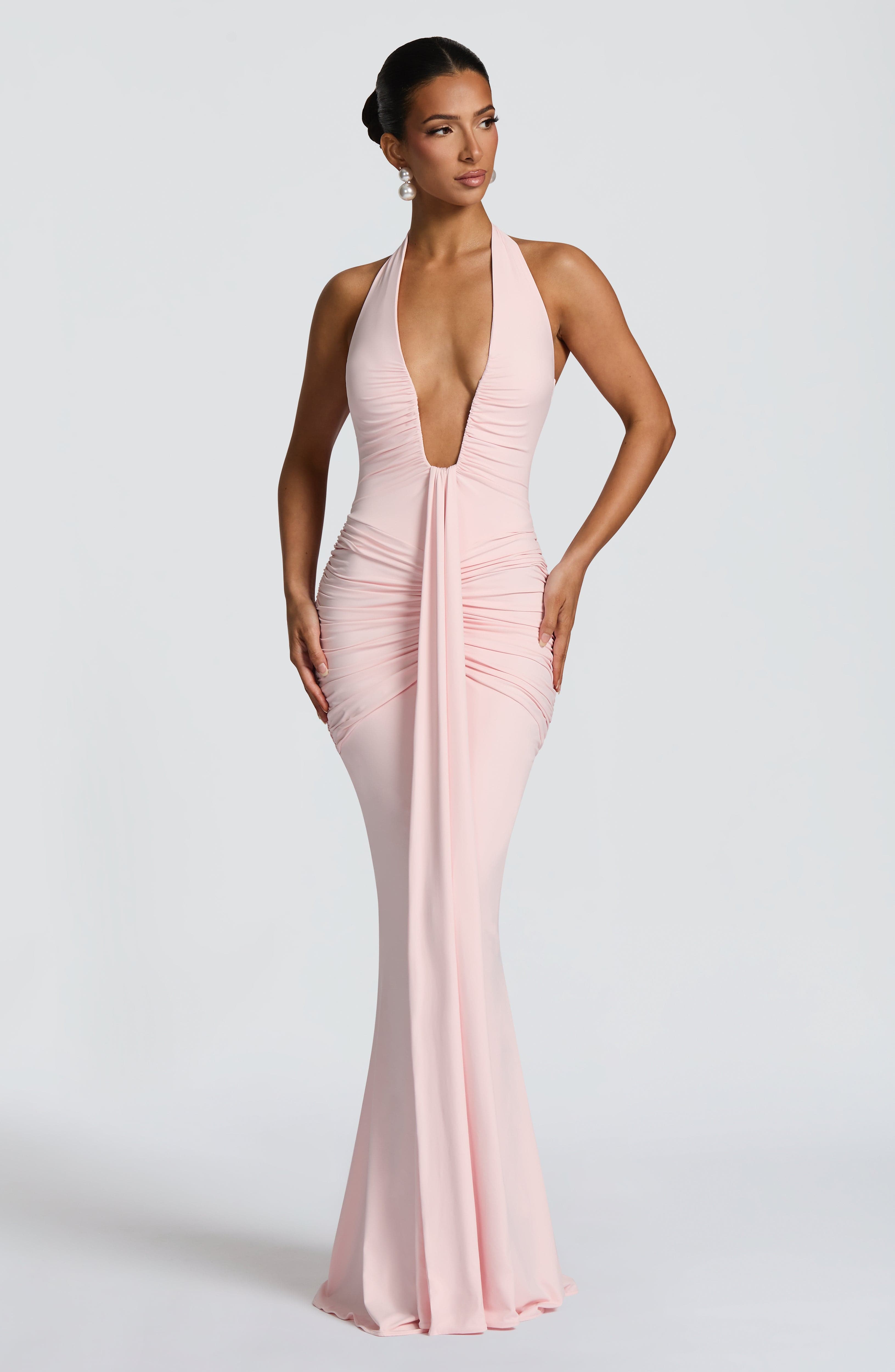 Rose Maxi Dress - Blush