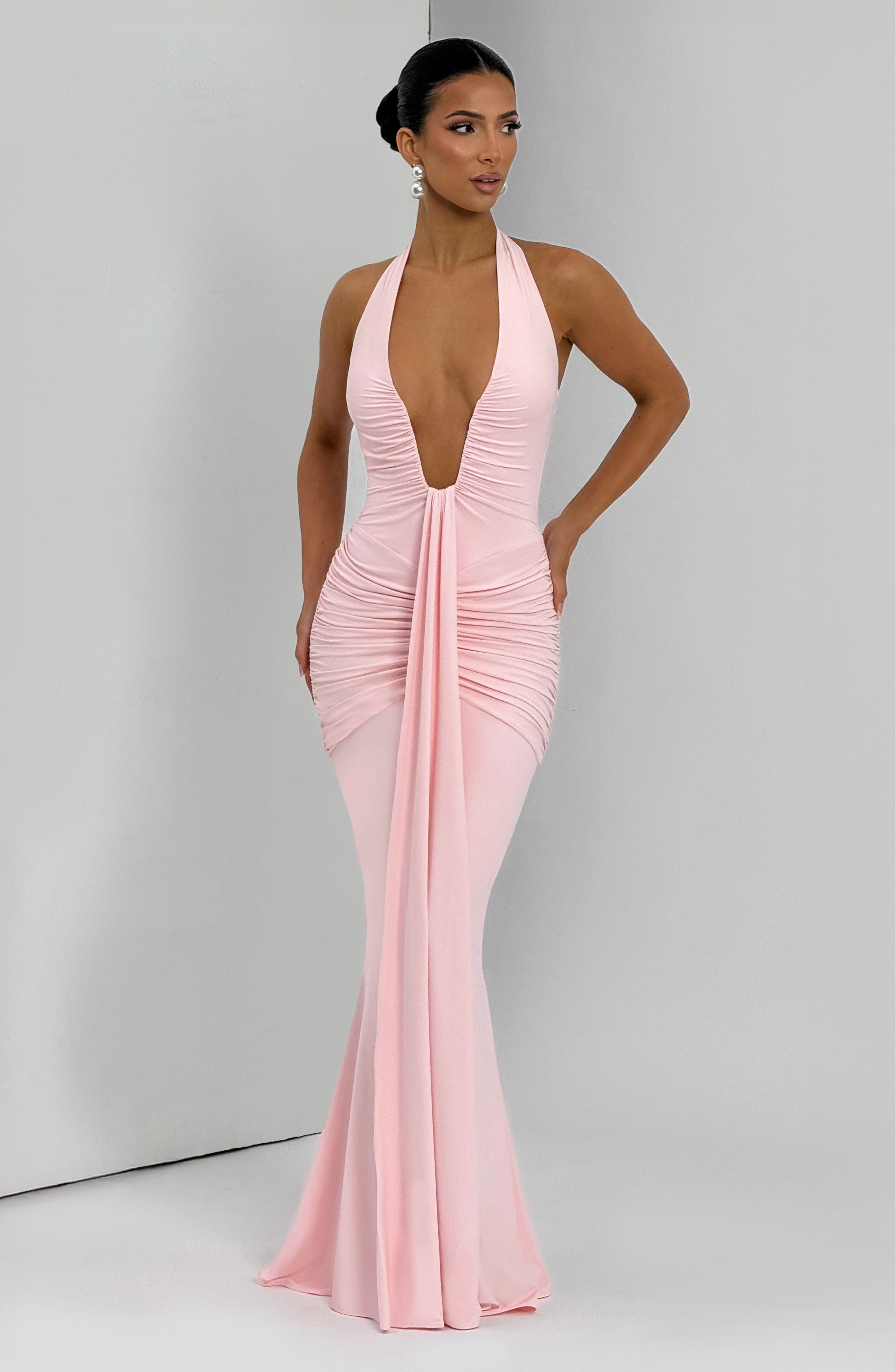 Rose Maxi Dress - Blush