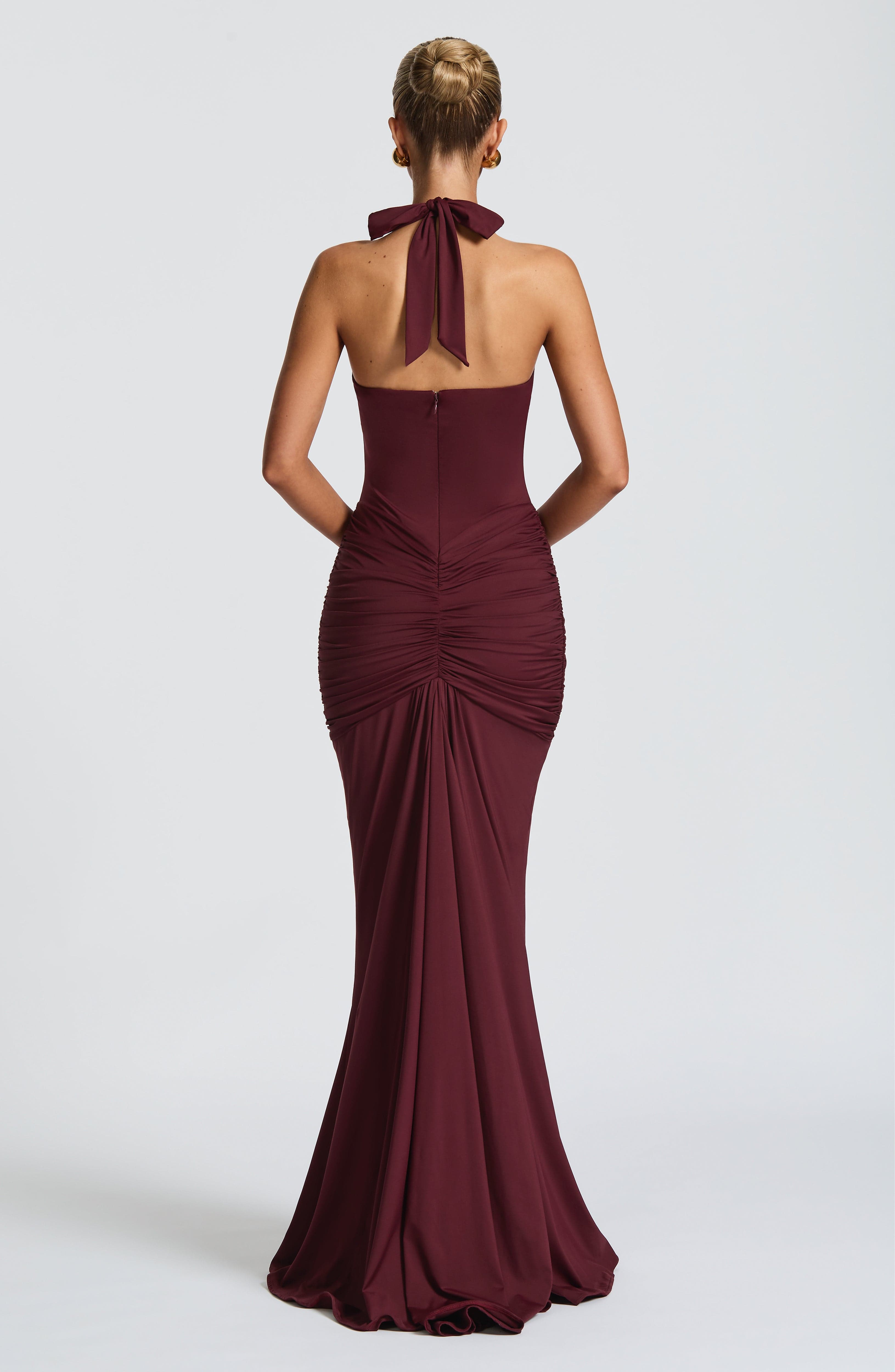 Rose Maxi Dress - Cherry Lacquer