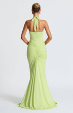 Rose Maxi Dress - Lime