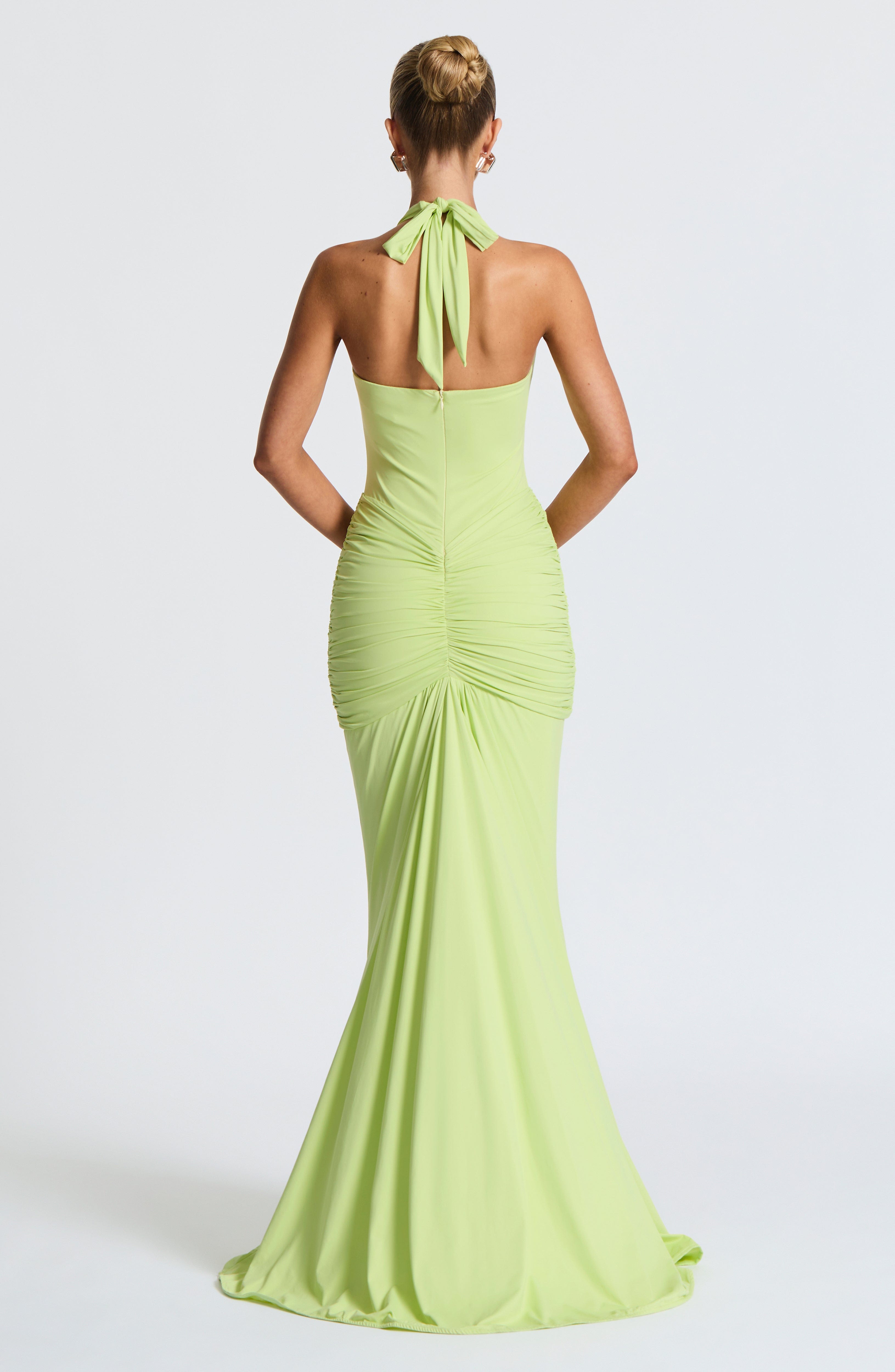 Rose Maxi Dress - Lime