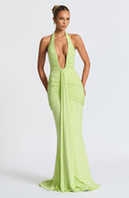 Rose Maxi Dress - Lime