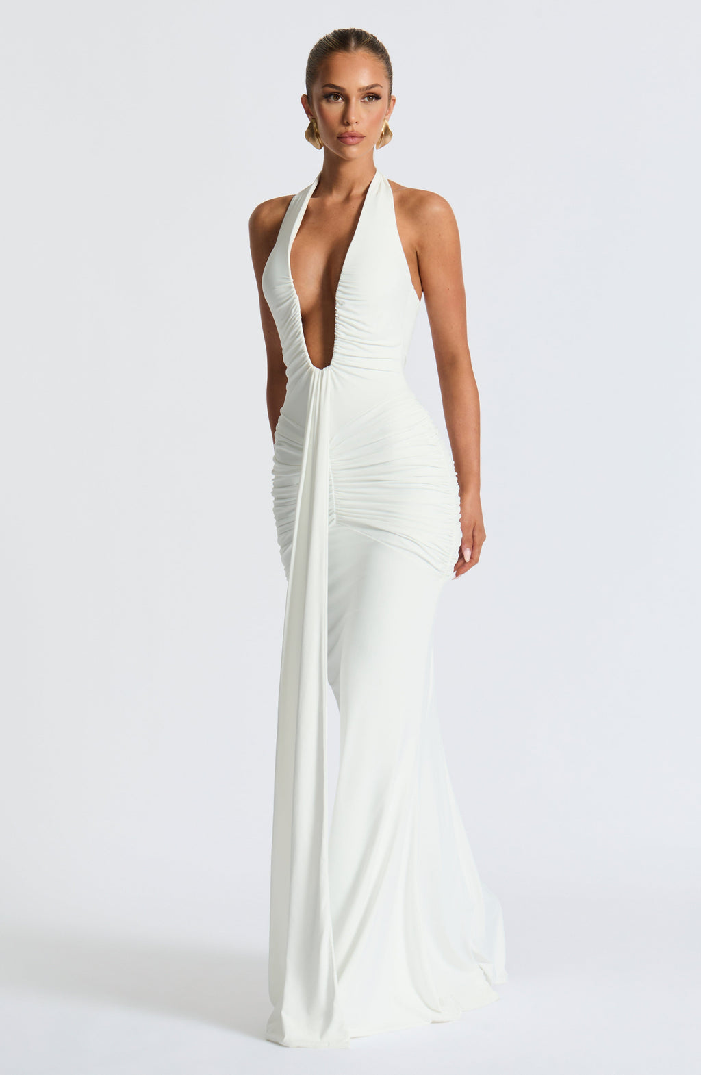 Rose Maxi Dress - White