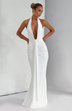 Rose Maxi Dress - White
