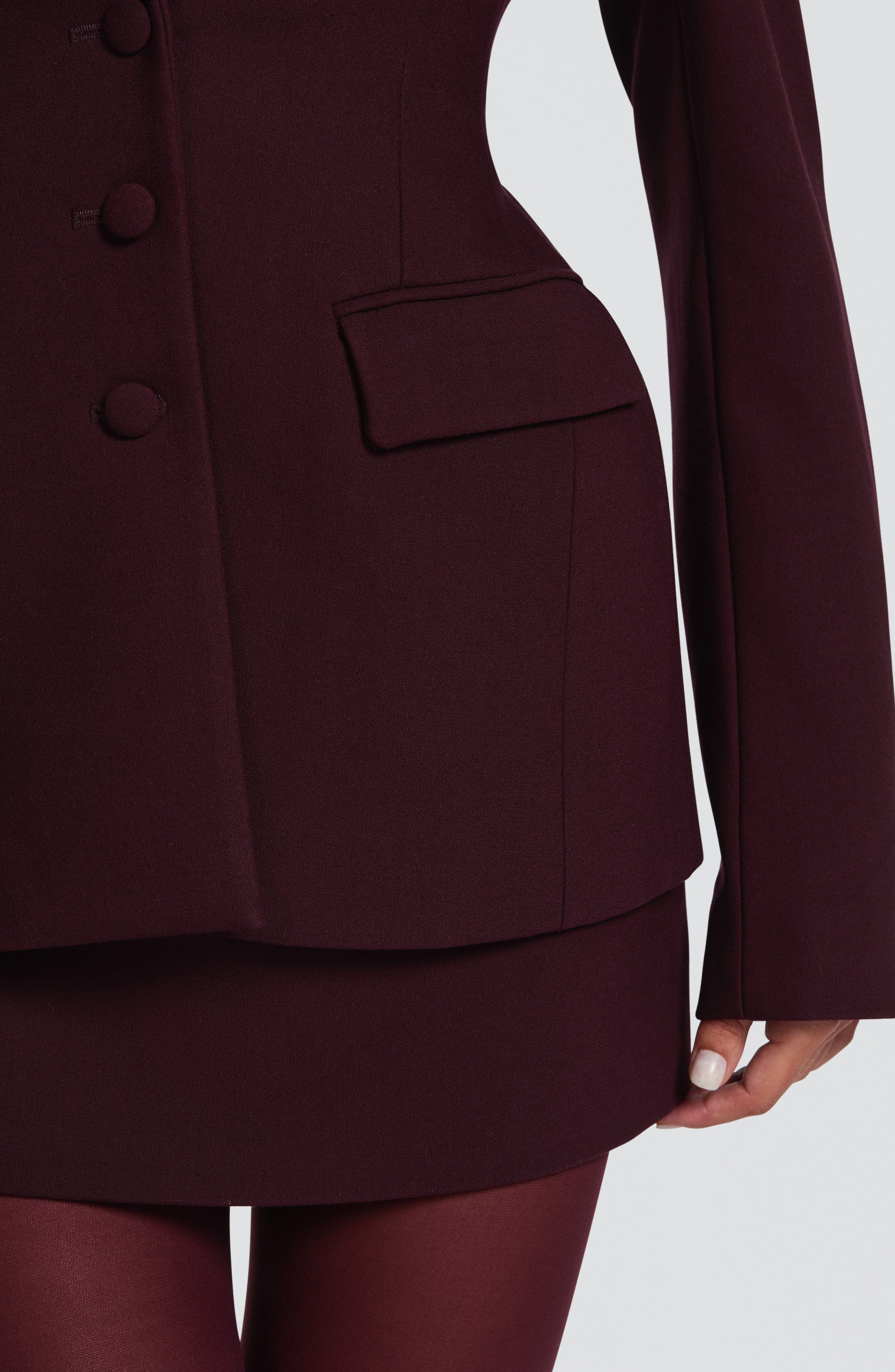 Chloe Blazer - Plum
