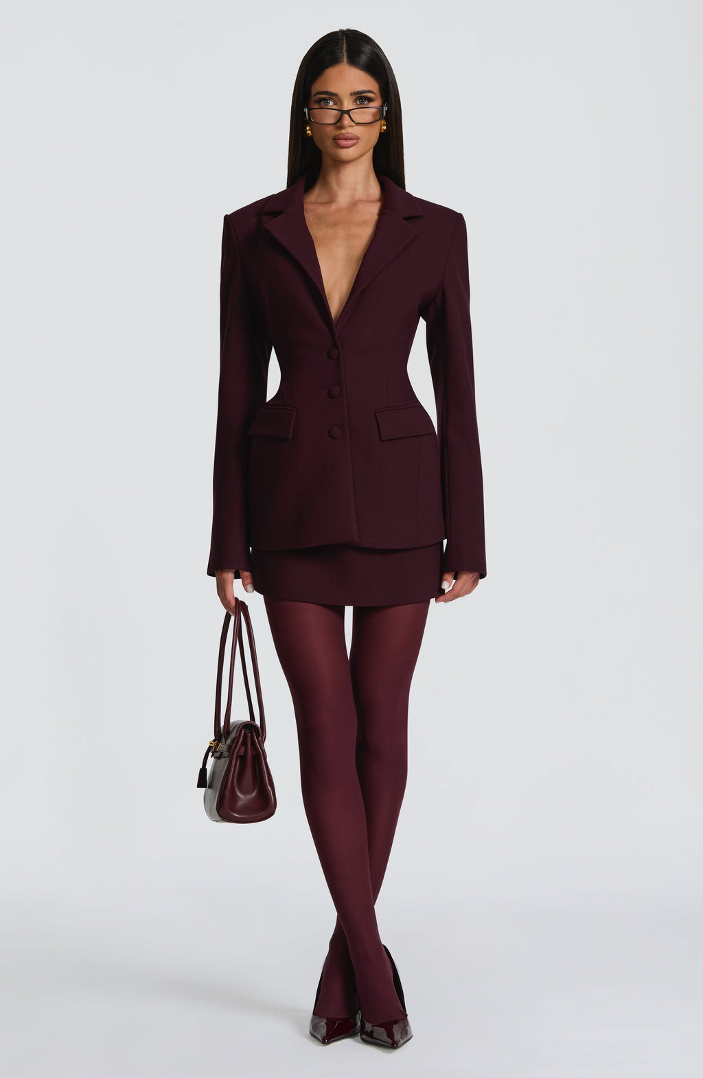 Chloe Blazer - Plum