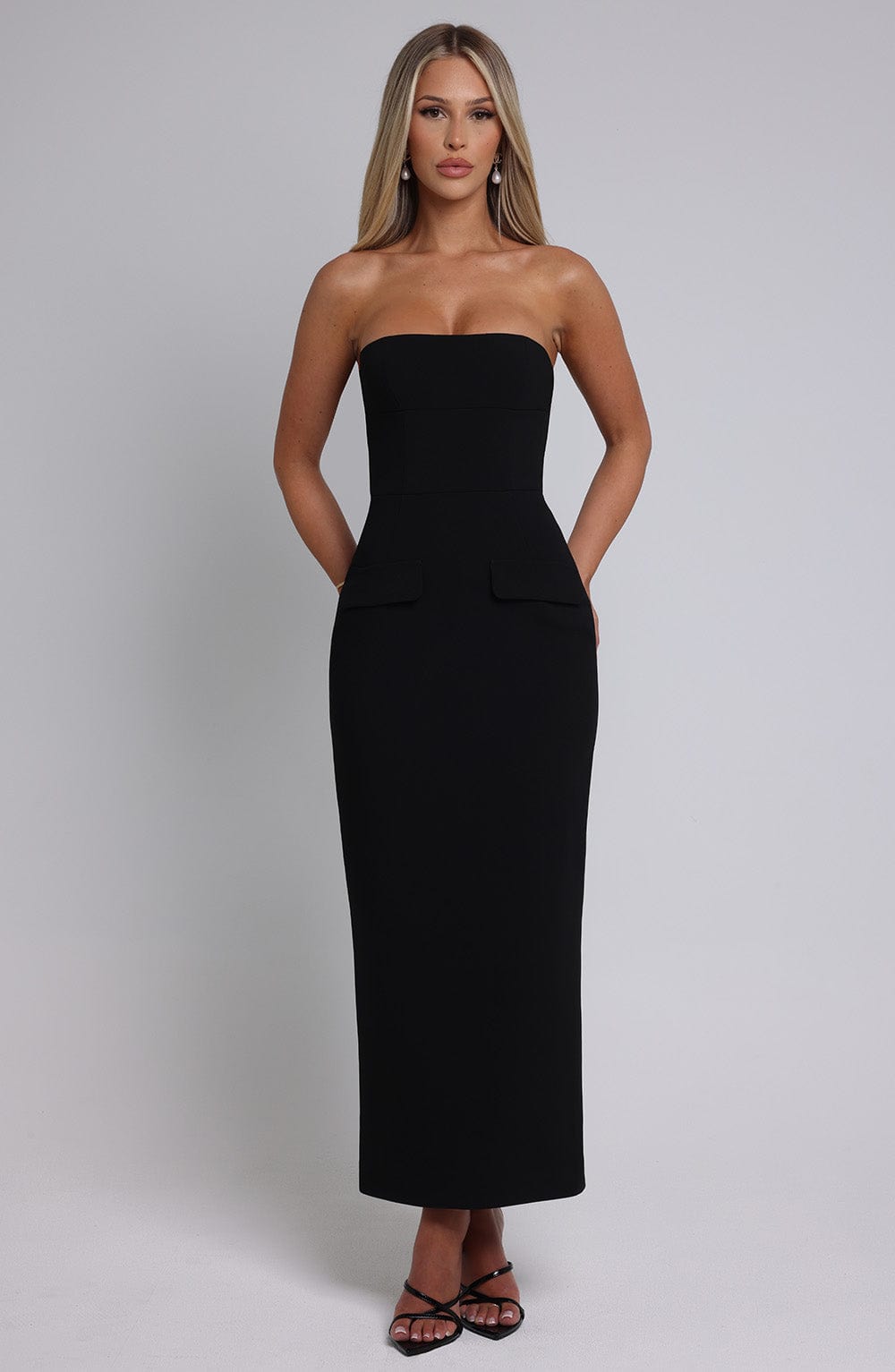 Irene Midaxi Dress - Black