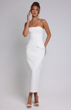 Charlotte Midaxi Dress - Ivory