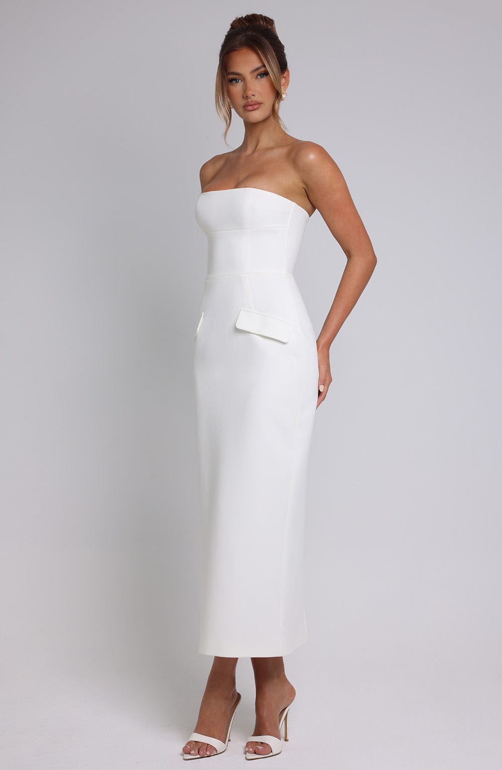 Charlotte Midaxi Dress - Ivory
