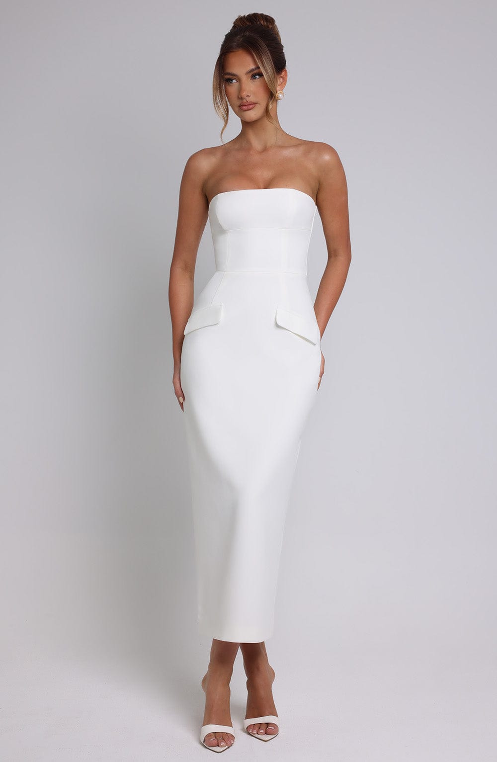 Charlotte Midaxi Dress - Ivory