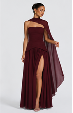 Ruby Maxi Dress - Cherry Lacquer