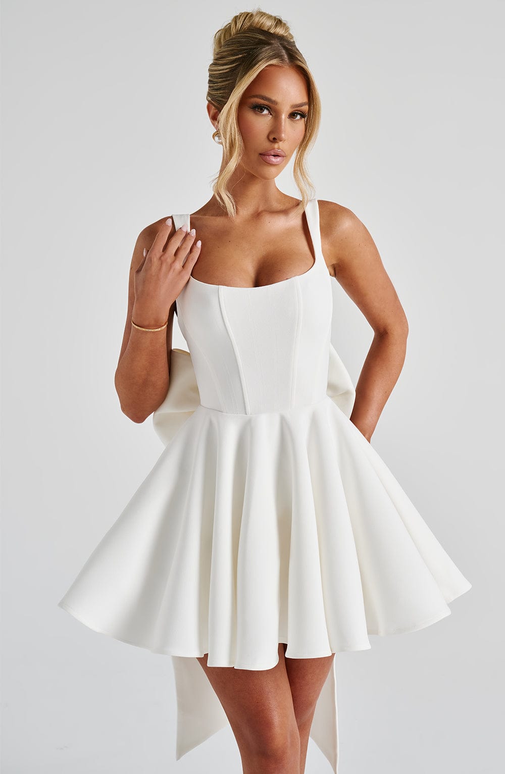Chloe Mini Dress - Ivory