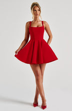 Chloe Mini Dress - Red
