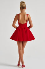 Chloe Mini Dress - Red