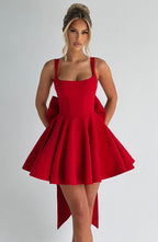 Chloe Mini Dress - Red