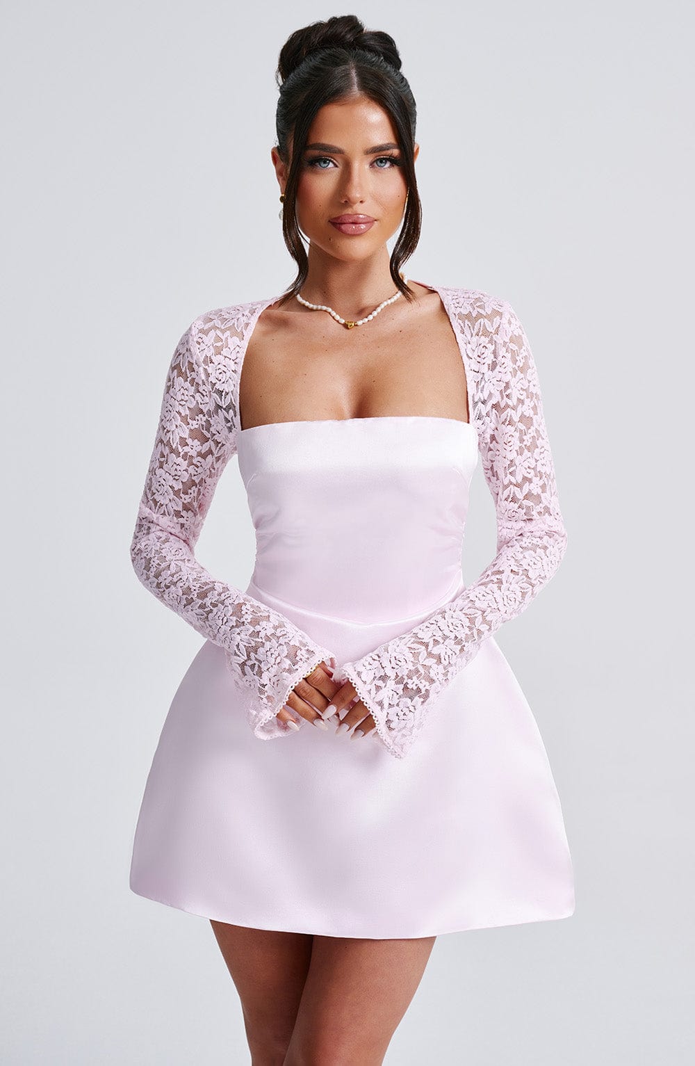Harriet Mini Dress - Blush