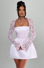 Harriet Mini Dress - Blush
