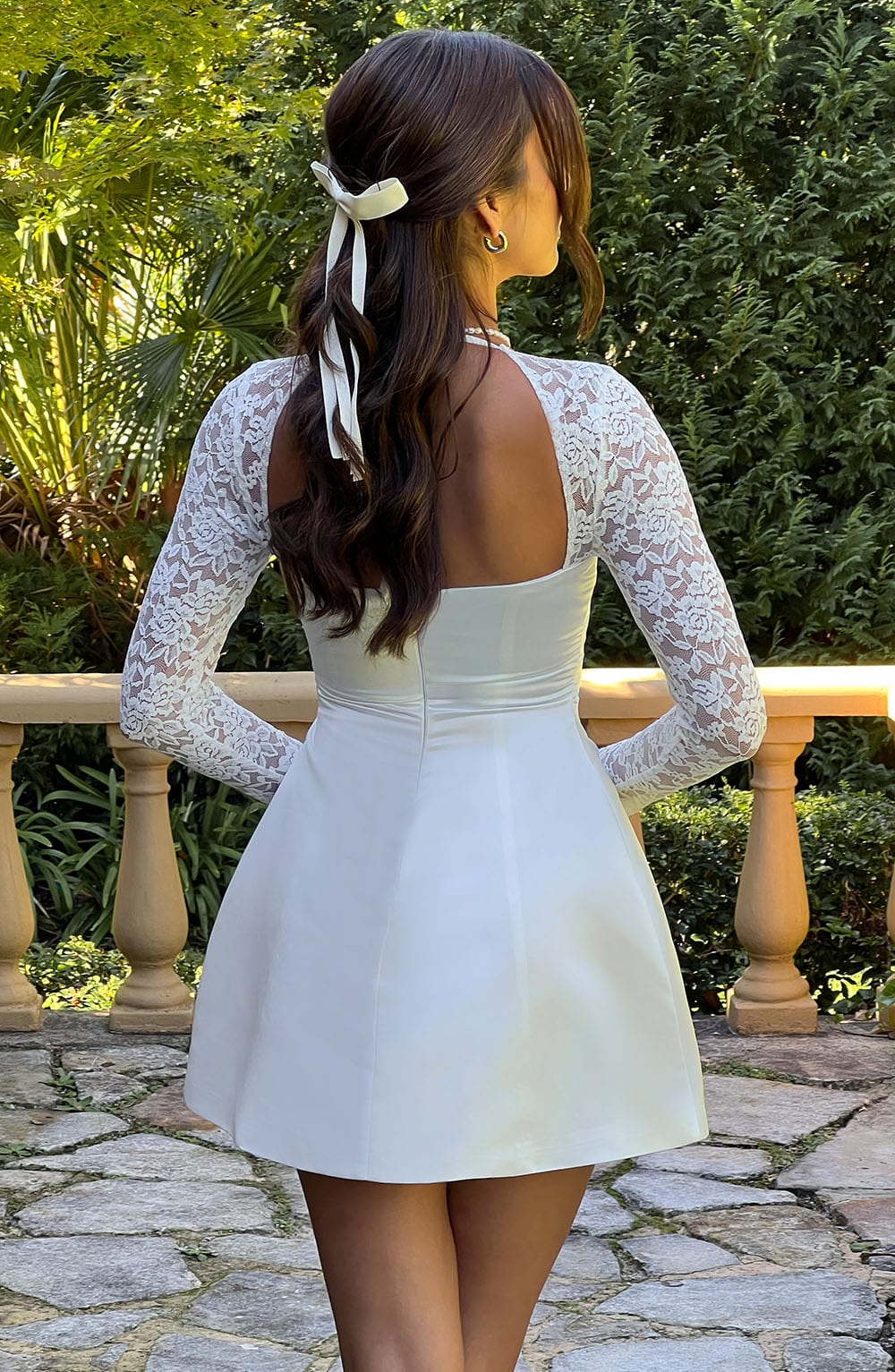 Harriet Mini Dress - Ivory