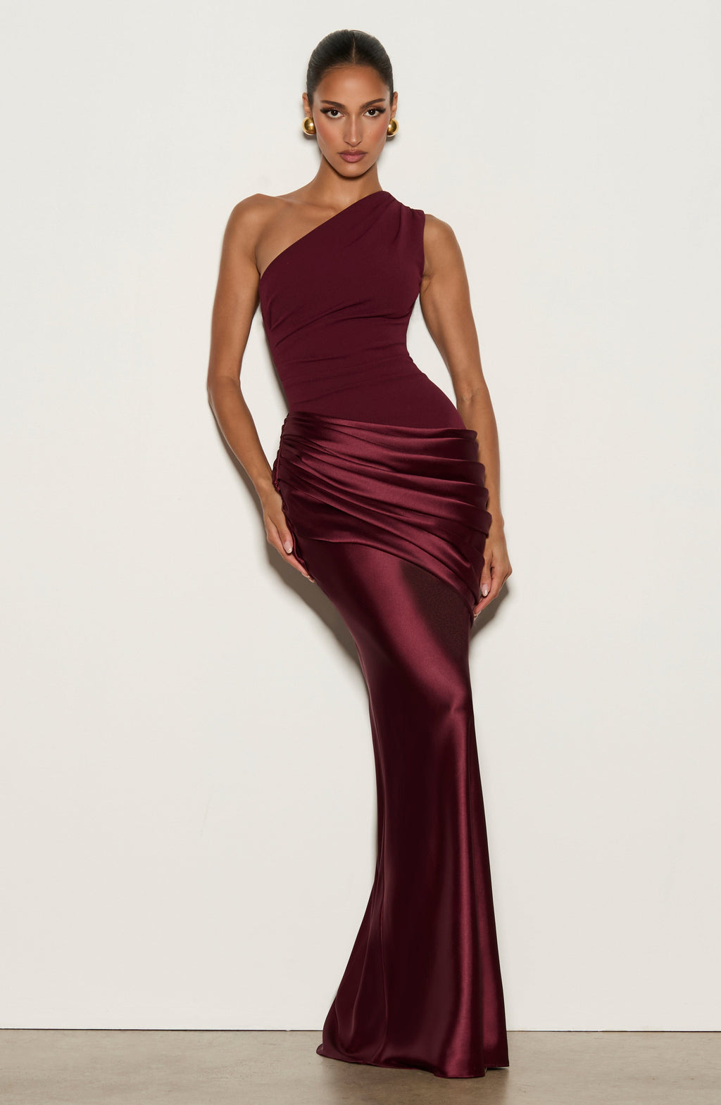 Cassandra Maxi Dress - Cherry Lacquer