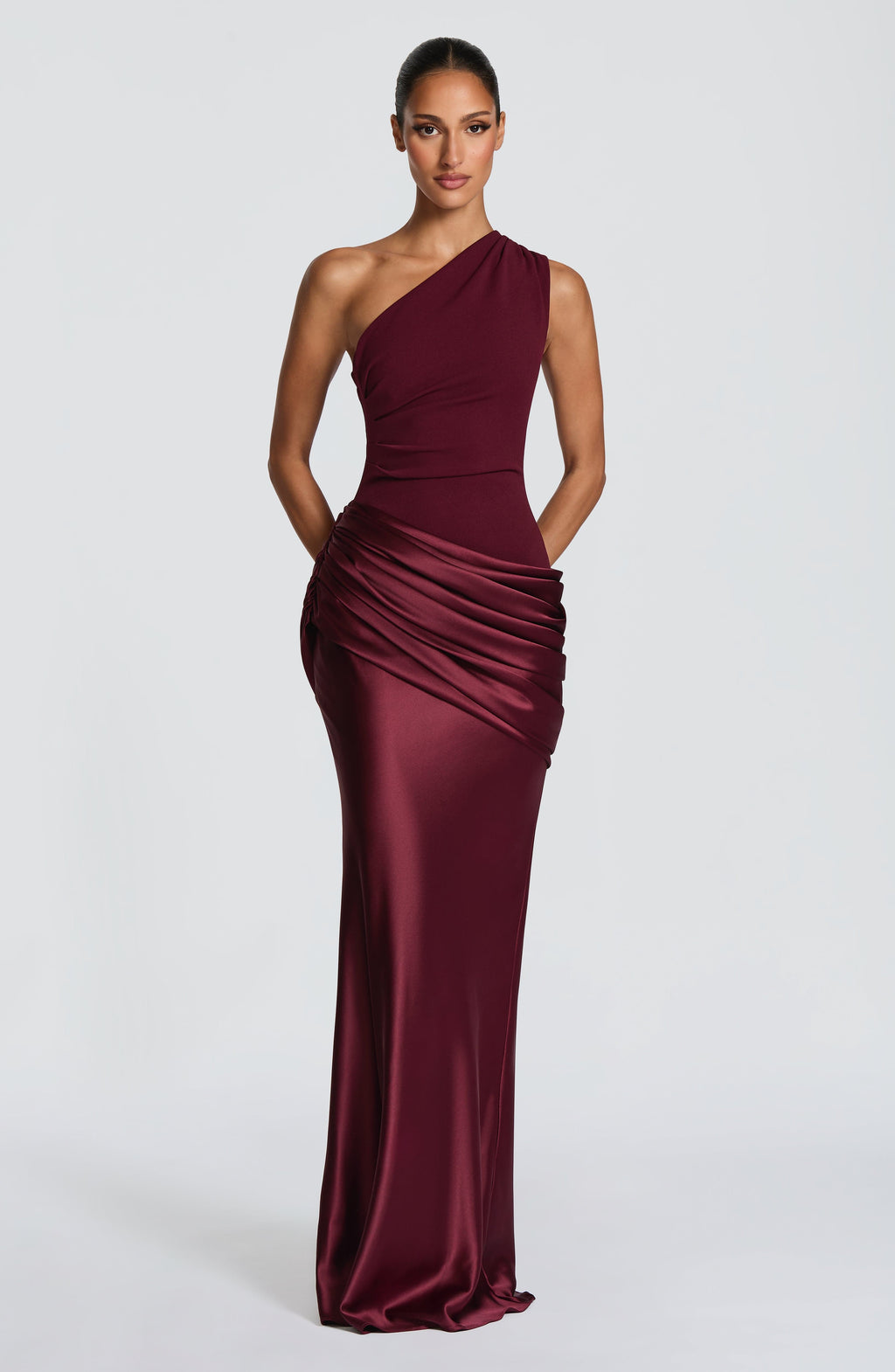 Cassandra Maxi Dress - Cherry Lacquer